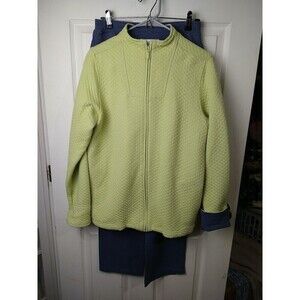 Sports Savvy Women's 2 Piece Mint Green Quilted Top Pants. Size S